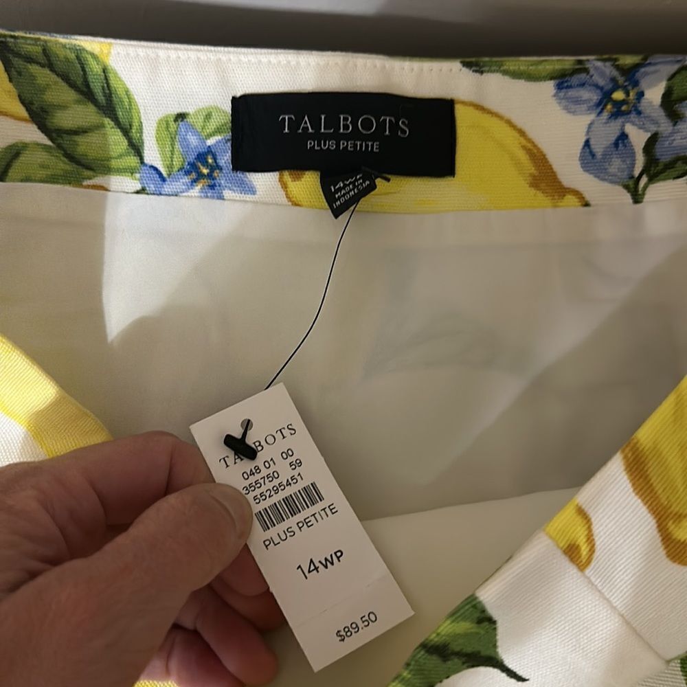 NWT Talbots Lemon Skirt - Picture 2 of 8